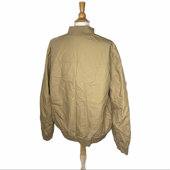 Banana Republic Tan Brown Bomber Jacket BT14 - Picture 2 of 12